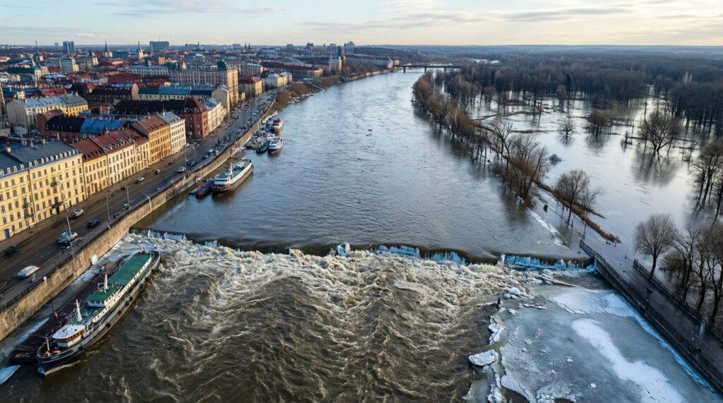 Волга, Енисей, Лена: жизнь больших рек и города, выросшие на их берегах - иллюстрация