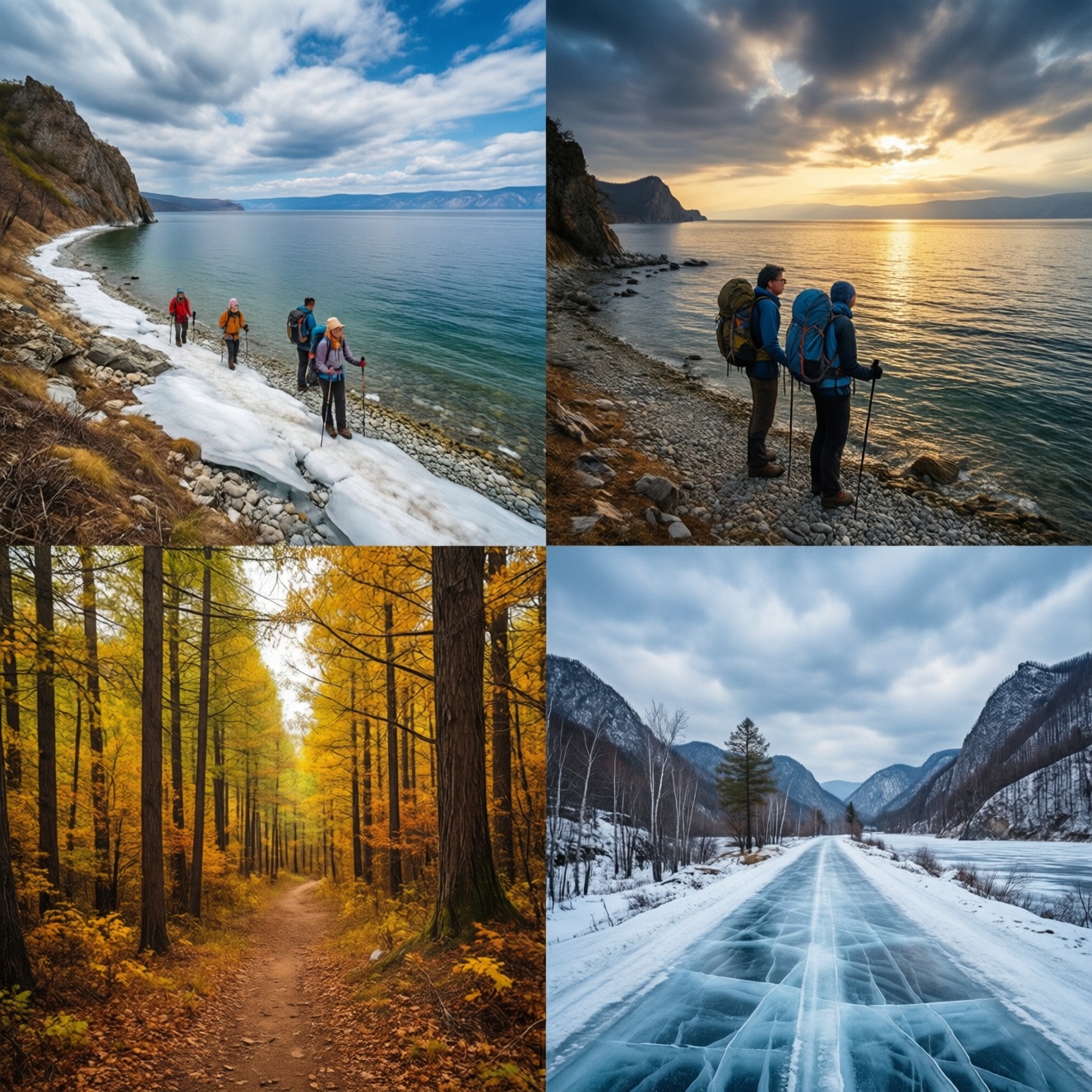 Байкал круглый год: сезонные активности и необычные локации для путешествия