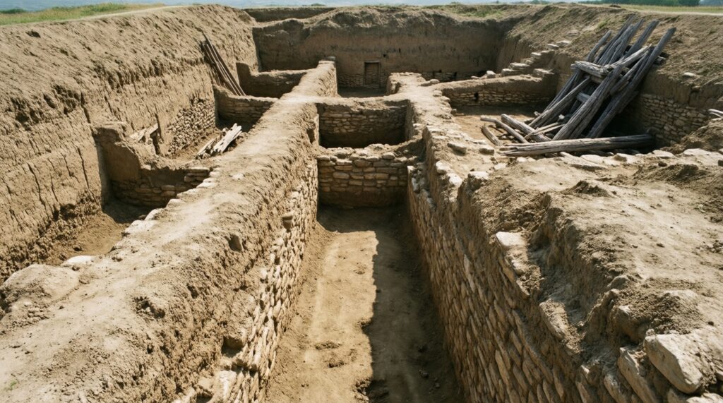 Тайны древних городищ и курганов: следы прошлых цивилизаций - иллюстрация