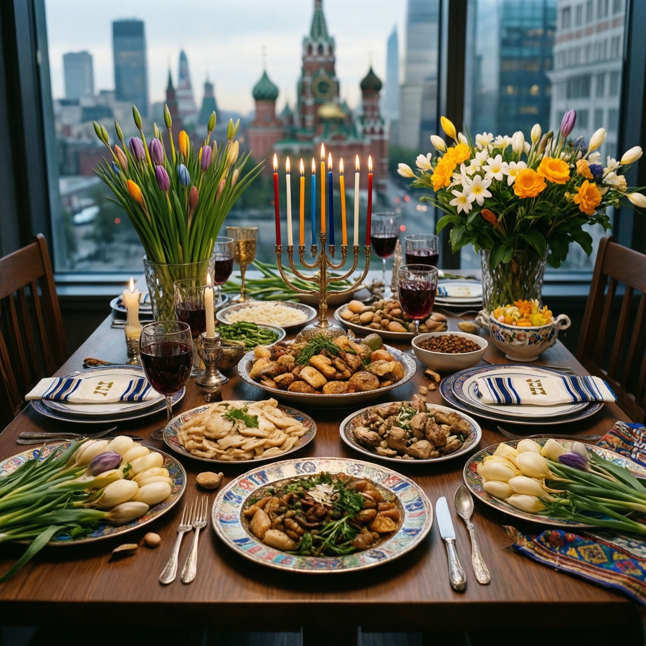 Кошерная еда доставка Москва: праздничный стол по еврейскому календарю без суеты